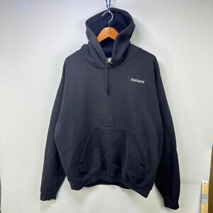 Vintage 90s Carhartt Sun Faded Black Hoodie XL